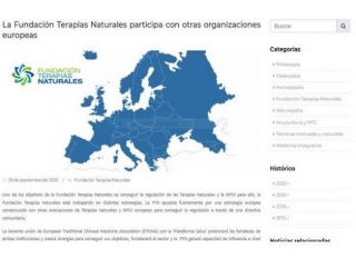 a Fundación Terapias Naturales participa con otras organizaciones europeas