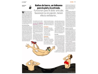  Baños de barro, un bálsamo para la piel y la artrosis. Funcionan para el dolor articular, favorecen la circulación, tienen efecto exfoliante...
