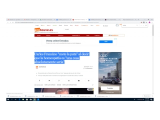 Carles Francino "mete la pata" al decir que la homeopatía es "una cosa absolutamente seria"