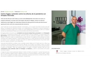 Centro Hygea, luchando contra los efectos de la pandemia con terapias naturales