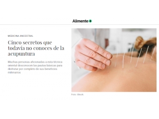Cinco secretos que todavía no conoces de la acupuntura