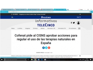 Cofenat pide al CISNS aprobar acciones para regular el uso de las terapias naturales en España