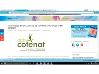 Congreso Internacional de Terapias Naturales APTN_COFENAT.