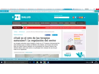 ¿Cuál es el reto de las terapias naturales?: La regulación del sector.