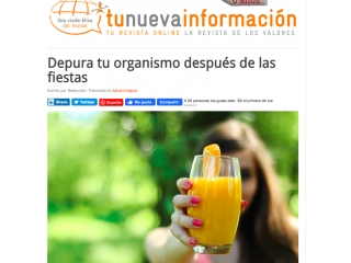 Depura tu organismo después de las fiestas