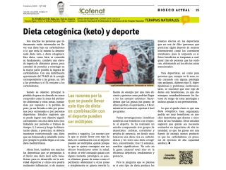 Dieta cetogènica (keto) y deporte