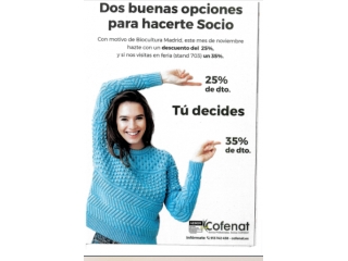 Dos buenas opciones para hacerte socio 