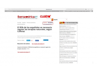 El 95% de los españoles ve necesario regular las Terapias Naturales, según COFENAT 