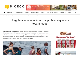 El agotamiento emocional: un problema que nos toca a todos