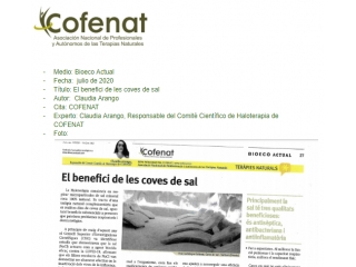 El benefici de les coves de sal