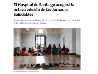 El Hospital de Santiago acogerá la octava edición de las Jornadas Saludables