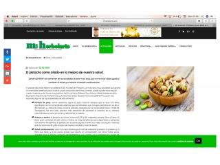 El pistacho como aliado en la mejora de nuestra salud