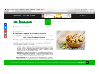 El pistacho como aliado en la mejora de nuestra salud