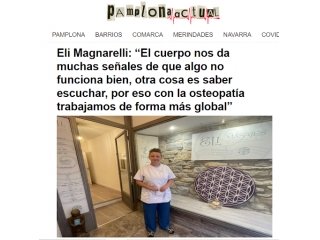 Eli Magnarelli: “El cuerpo nos da muchas señales de que algo no funciona bien