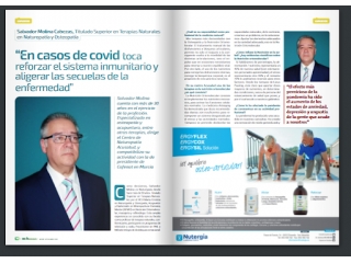 “En casos de covid toca reforzar el sistema inmunitario”