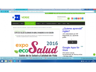 Expo Eco Salud celebrará en abril en Madrid su XXV edición. 