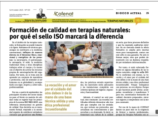 Formación de calidad en terapias naturales: por qué el sello ISO marcará la diferencia