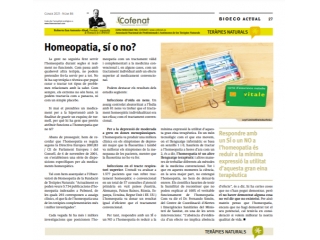 Homeopatia, sí o no?