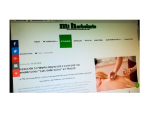 Inspección Sanitaria empezará a controlar las denominadas “pseudoterapias” en Madrid