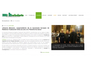 Johanna Biemans, vicepresidenta de la Asociación Europea de Medicina Tradicional China se une a la ‘Plataforma Salus’