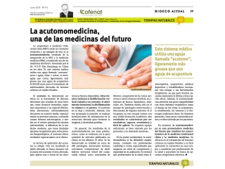 La acutomomedicina, una de las medicinas del futuro
