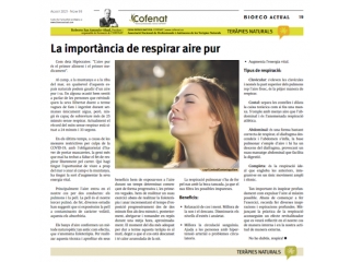 La importància de respirar aire pur