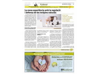 La meva experiència amb la regulació i defensa de les teràpies naturals