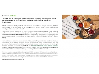 La OMS Y y el Gobierno de la India han firmado un acuerdo para establecer