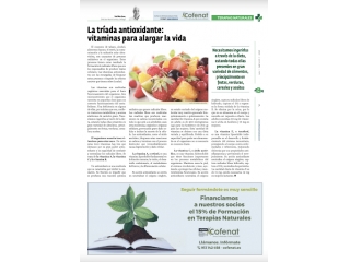 La triada antioxidante: vitaminas para alargar la vida