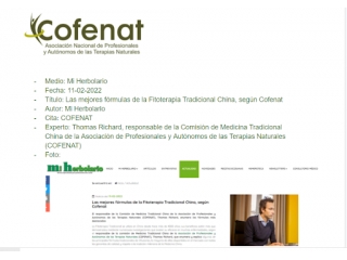 Las mejores fórmulas de la Fitoterapia Tradicional China, según Cofenat
