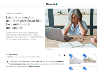 Los cinco remedios naturales para llevar bien los cambios de la menopausia