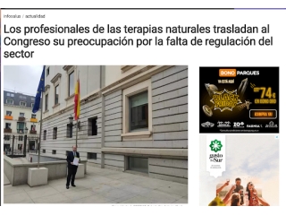 Los profesionales de las terapias naturales trasladan al Congreso su preocupación por la falta de regulación del sector