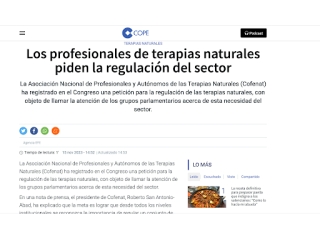 Los profesionales de terapias naturales piden la regulación del sector