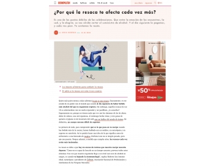 ¿Por qué la resaca te afecta cada vez más? 