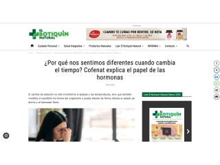 ¿Por qué nos sentimos diferentes cuando cambia el tiempo? Cofenat explica el papel de las hormonas