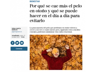 Por qué se cae más el pelo en otoño y qué se puede hacer en el día a día para evitarlo