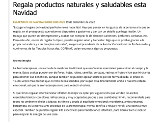 Regala productos naturales y saludables esta Navidad
