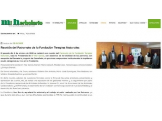 Reunión del Patronato de la Fundación Terapias Naturales