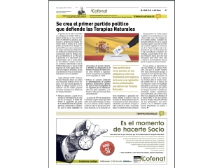 Se crea el primer partido político que defiende las Terapias Naturales