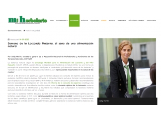 Semana de la Lactancia Materna, el seno de una alimentación natural