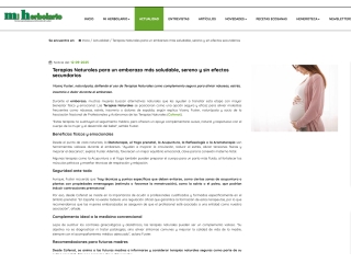 Terapias Naturales para un embarazo más saludable, sereno y sin efectos secundarios