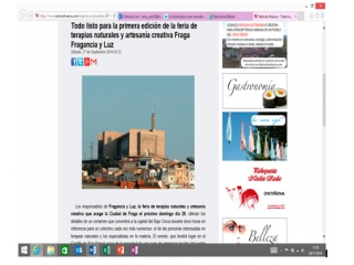 Todo listo para la primera edición de la feria de terapias naturales y artesanía creativa Fraga Fragancia y Luz