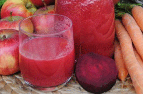 LICUADO DE REMOLACHA, ZANAHORIA Y MANZANA Para  DESINTOXICAR EL ORGANIMO