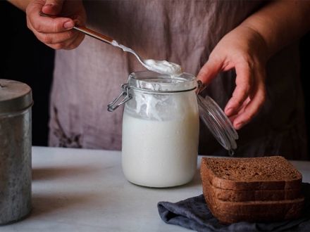 Propiedades microbiológicas y terapéuticas del kéfir y el yogurt.